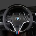 Car Steering-Wheels Cover 38cm 15"Leather For BMW 1 2 3 4 5 6 7 Z Series E46 E90 E87 F20 F22 F45 F30 G20 E60 F10 G30 F01 G11 E89