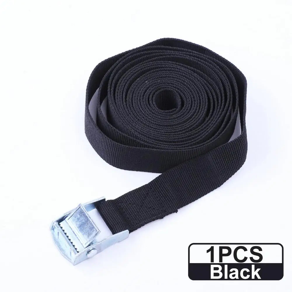 2M Buckle Tie-Down Belt cargo straps for Car motorcycle bike With Metal Buckle Tow Rope Strong Ratchet Belt for Luggage Bag