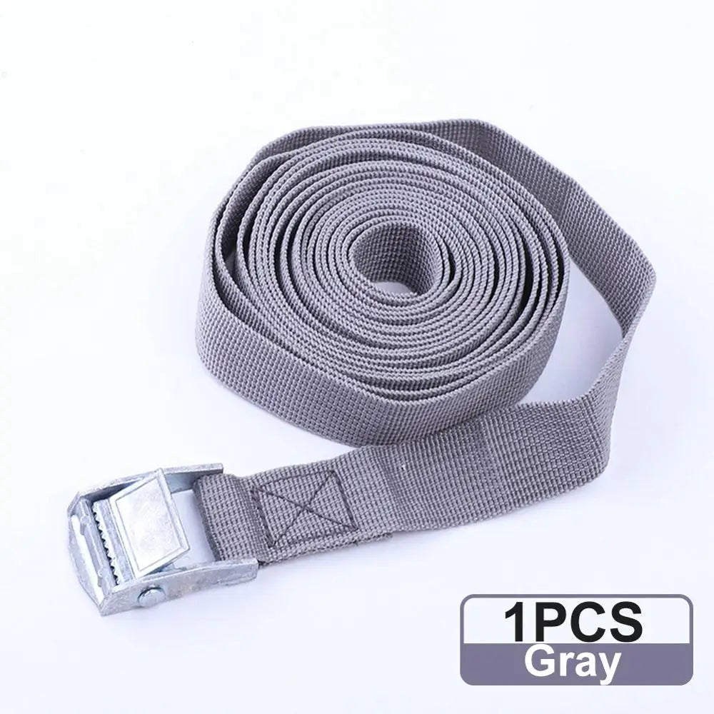 2M Buckle Tie-Down Belt cargo straps for Car motorcycle bike With Metal Buckle Tow Rope Strong Ratchet Belt for Luggage Bag