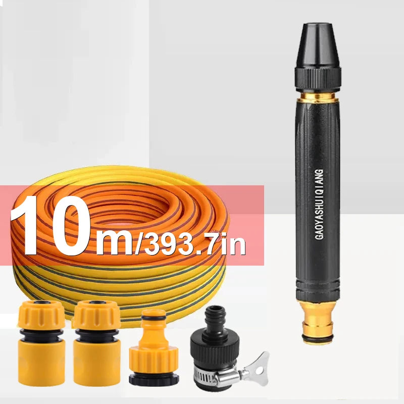 High-Pressure Water Gun Household Car Wash Water Black Car Wash Nozzle Diamond Water Watering Pipe Car Wash Gun