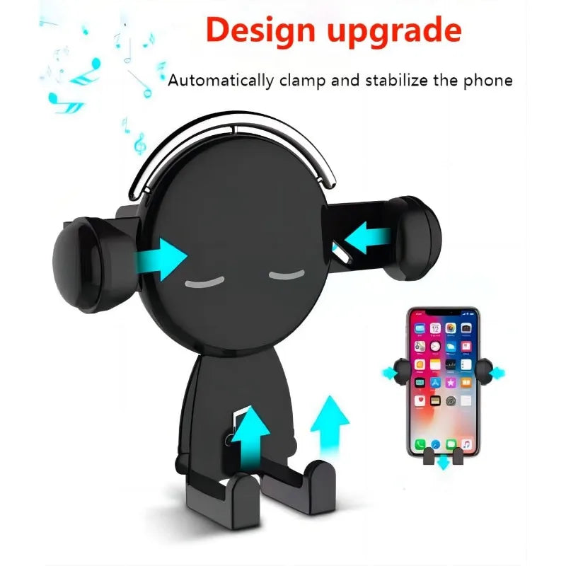 Car Phone Mount Multifunctional Vent Navigation Mount Universal Car Mount Gravity Car Phone Holder for IPhone Xiaomi Samsung