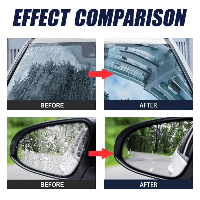 Car Water Repellent Spray Anti Rain Coating For Cars Glass Hydrophobic Anti-rain Car Liquid Windshield Mirror Auto Polish Kit