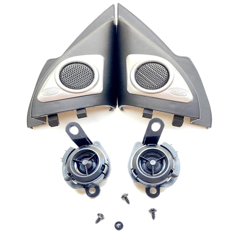 Car Horn Cover Tweeter Cover Panel Speake For Mitsubishi Lancer EX Car Accessories Tweeter Harness Socket 1pcs