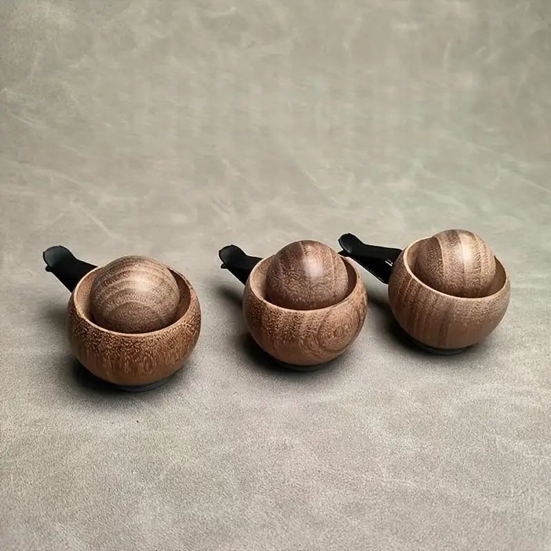 Car Wooden Essential Oil Diffusers-Spherical Design Bedroom Decor Diffuser Car Home Room Fragrance Natural Fragrance Dispersion
