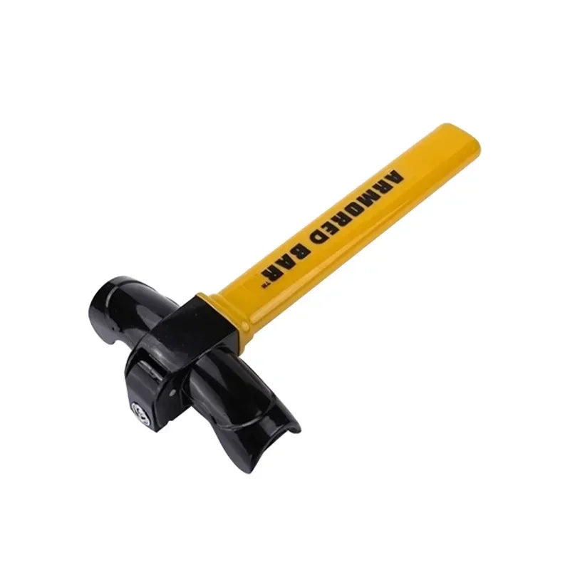 Car steering wheel lock: T-type. It's a self-defense and car safety lock. Also functions as a car front lock and anti-theft lock