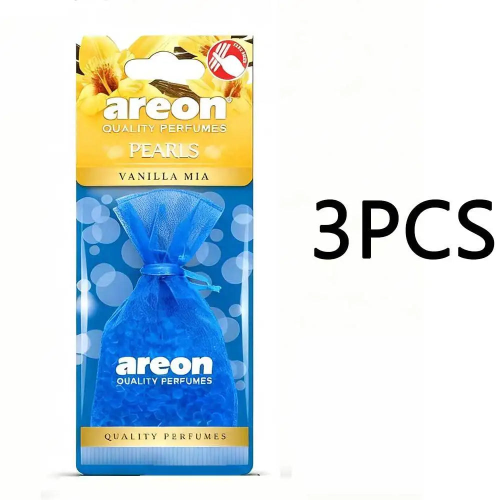 3PCS Car Air Freshener Pearls Hanging Decor, Quality Apple Cinnamon Perfume for Home Office Closet
