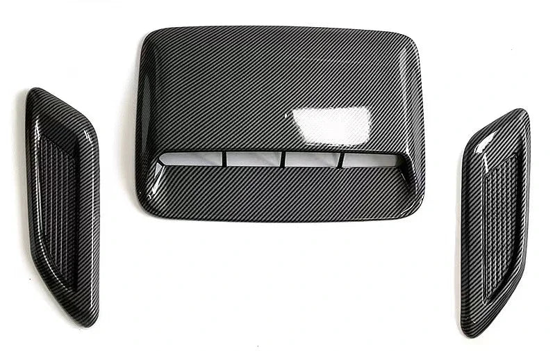 Air Outlet Cover Decoration Trim Universal Plastic Car Hood Scoop Fake Air Flow Intake Vent Covers Auto Exterior Accessories