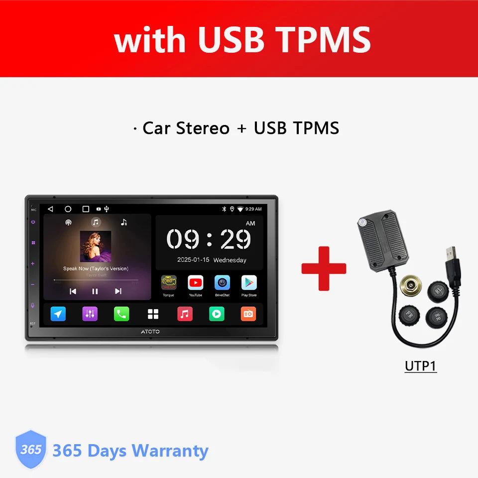 ATOTO 7 inch 2Din Android Car Multimedia Player Carplay Screen Android Auto Bluetooth Radio Double 2 Din Car Stereo A5L A5 Lite