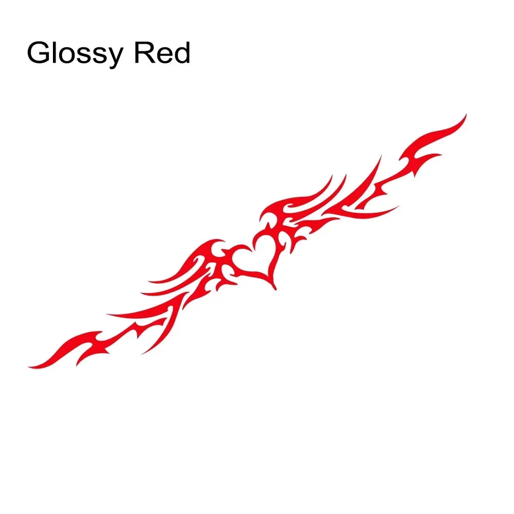 DIY Heart Wings Sticker Car Windshield Decor Vinyl Film Decal Vehicle Creative Self-Adhesive Decoration Auto Tuning Accessories
