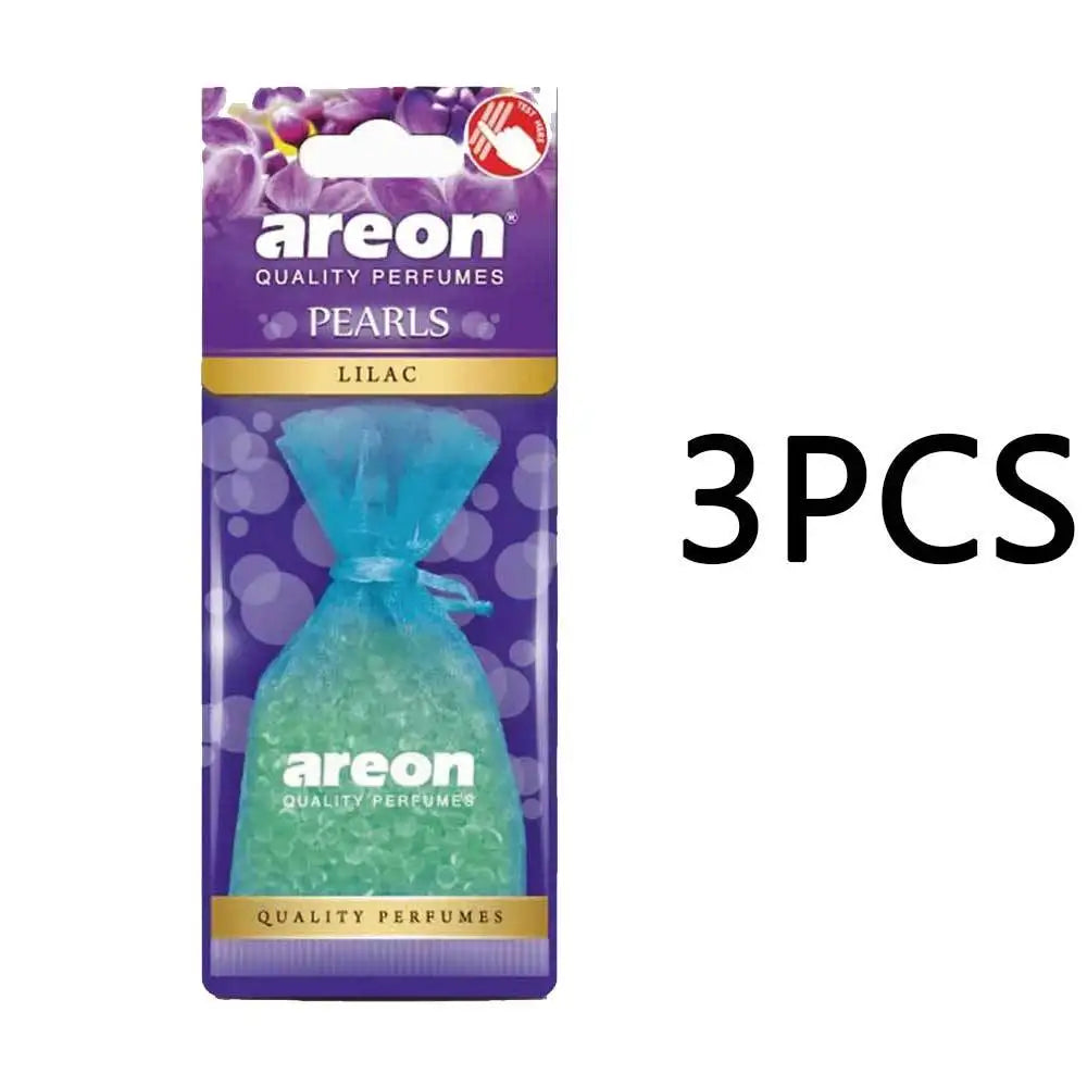 3PCS Car Air Freshener Pearls Hanging Decor, Quality Apple Cinnamon Perfume for Home Office Closet
