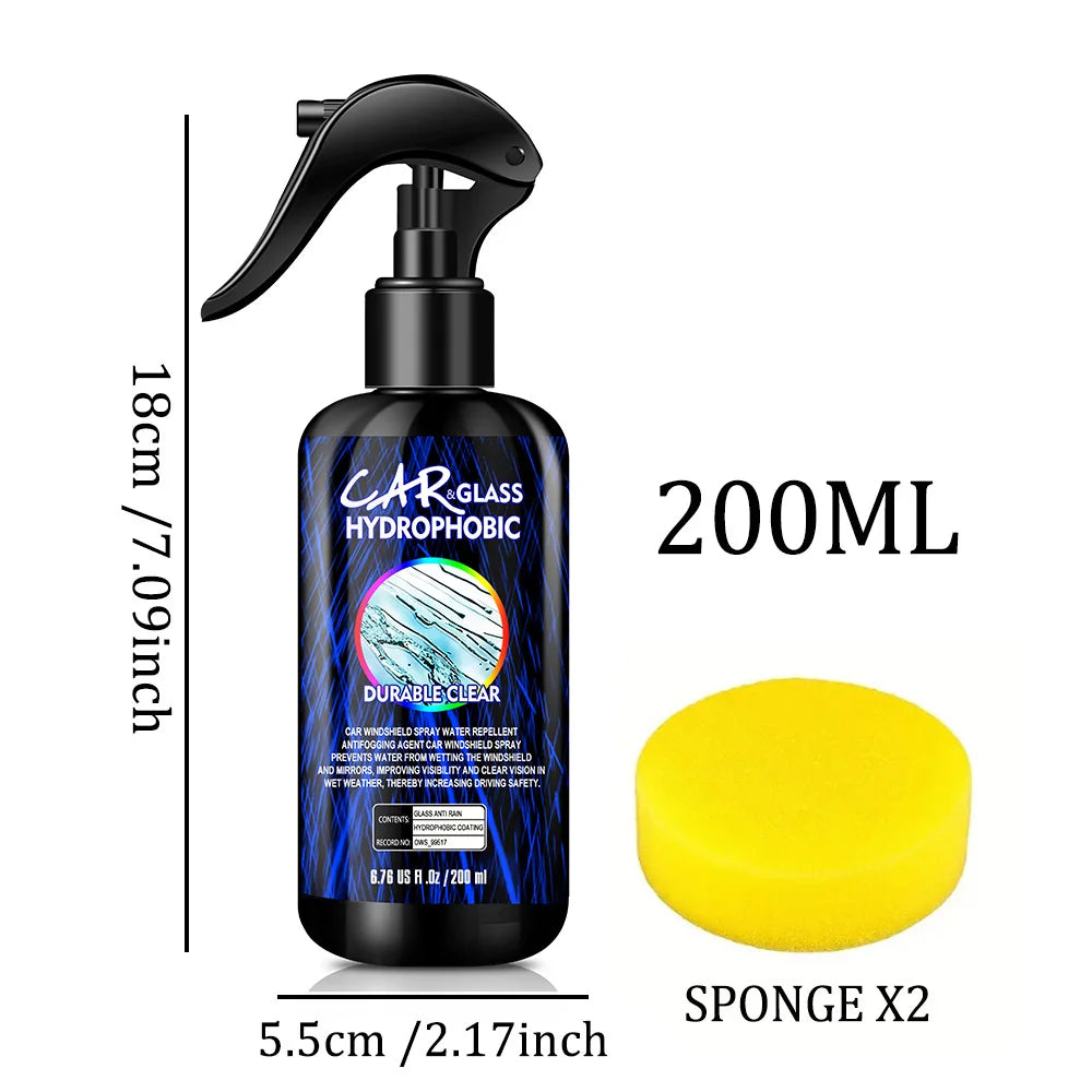 Car Water Repellent Spray Anti Rain Coating For Cars Glass Hydrophobic Anti-rain Car Liquid Windshield Mirror Auto Polish Kit