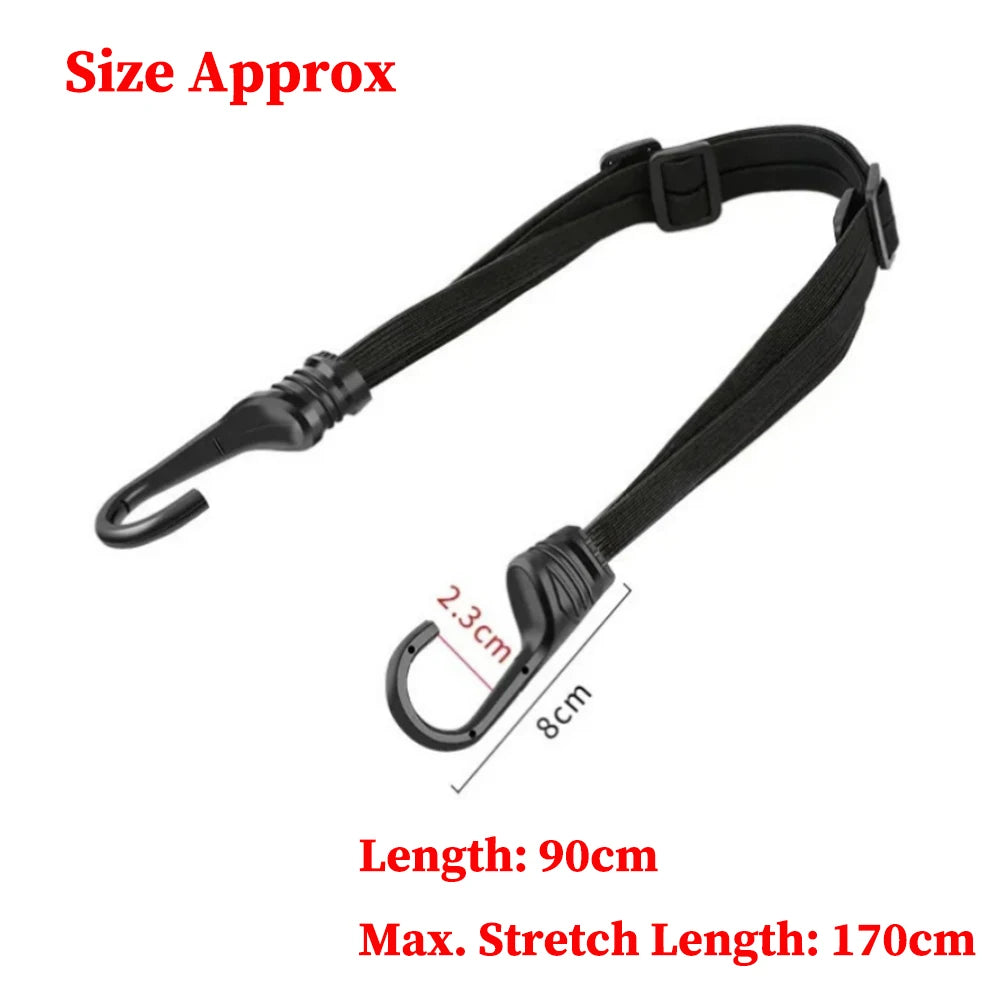 Car Trunk Organizer Elastic Strap for Jeep Wrangler TJ JK JL Gladiator JT 1997-2026 Heavy Duty Cargo Strap Rope Hook Accessories