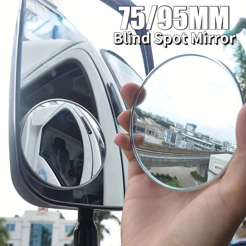 1PC Side Mirrors for Truck Car Blind Spot Mirror Round Convex Wide Angle Waterproof Baby Auto Rear View Mirrors Accessories