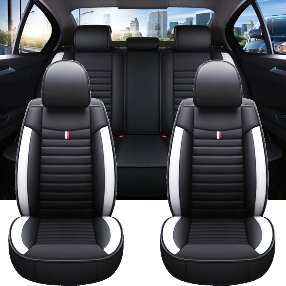 Full Coverage Universal Style Pu Leather Car Seat Covers for VW Passat B6 B7 B8 Seat Arona LEON Skoda Superb 3 2 Car Accessories