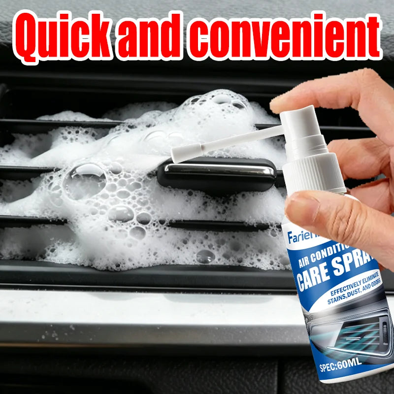 Farienne Car Air Conditioner Cleaner Spray, Remove Odor Dust Mold, Summer AC Vent Foam Cleaning Deodorizer For Auto
