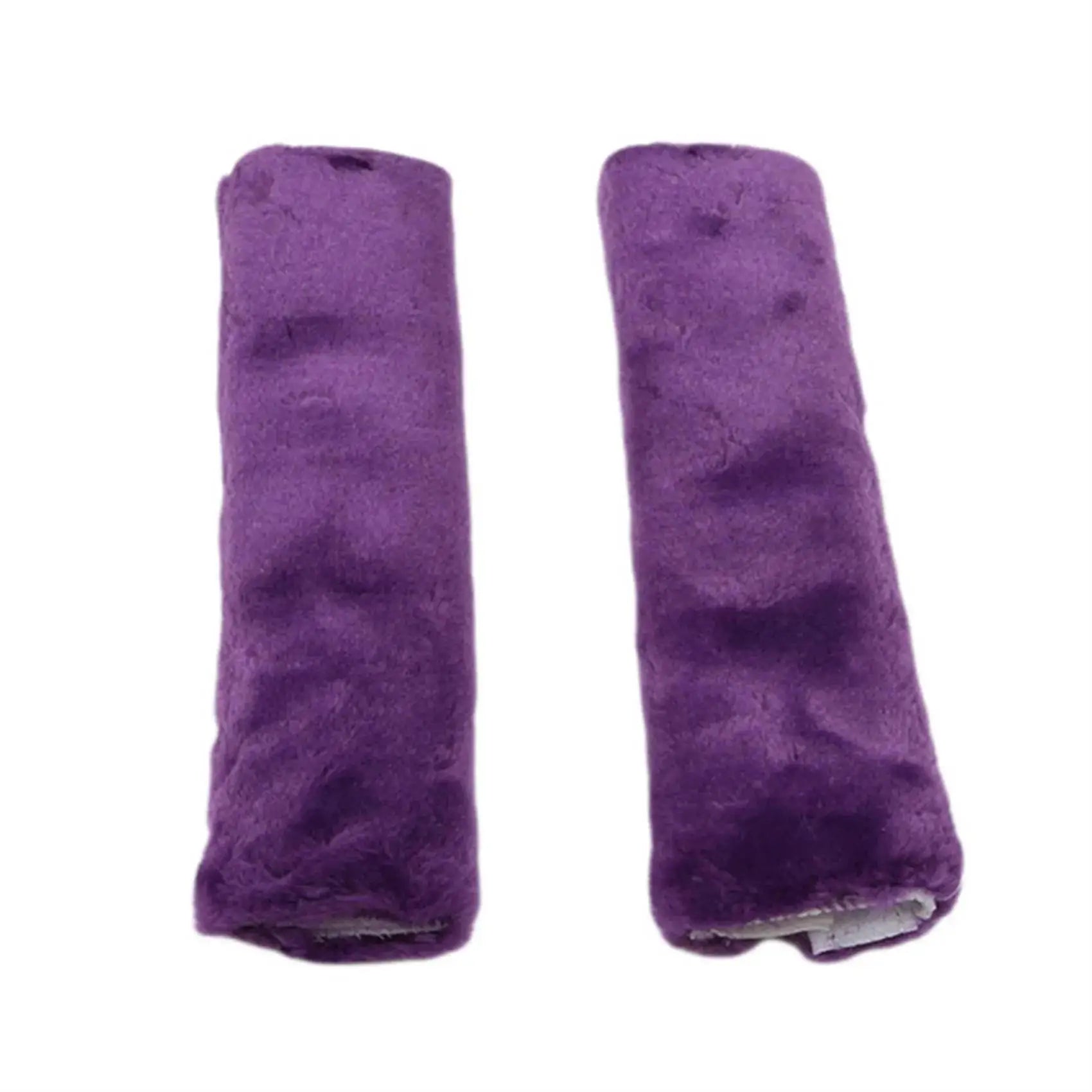 2pcs Soft Car Seatbelt Cover Sheepskin Seat Belt Pillow Pad Seat belt Safety Strap Cover Shoulder Pads For Bag Car Accessories