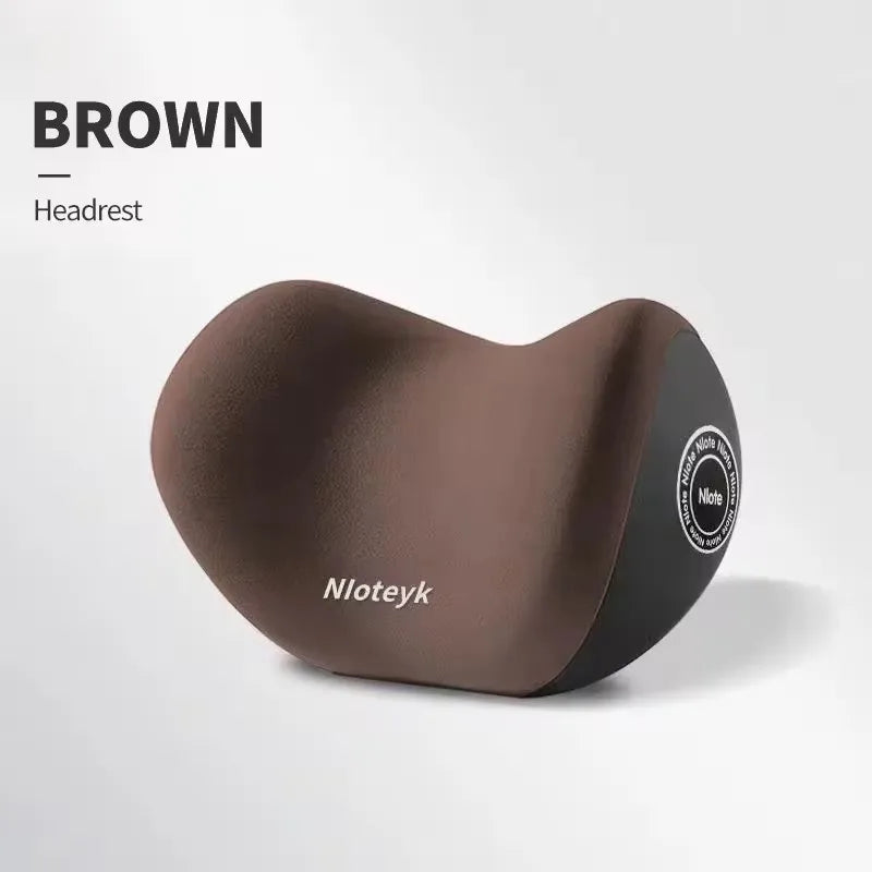 Car Headrest Seat Lumbar Support Black Neck Pillow For Car Supplies Universal Neck Pillow Waist Cushion Car Seat Car Assesories