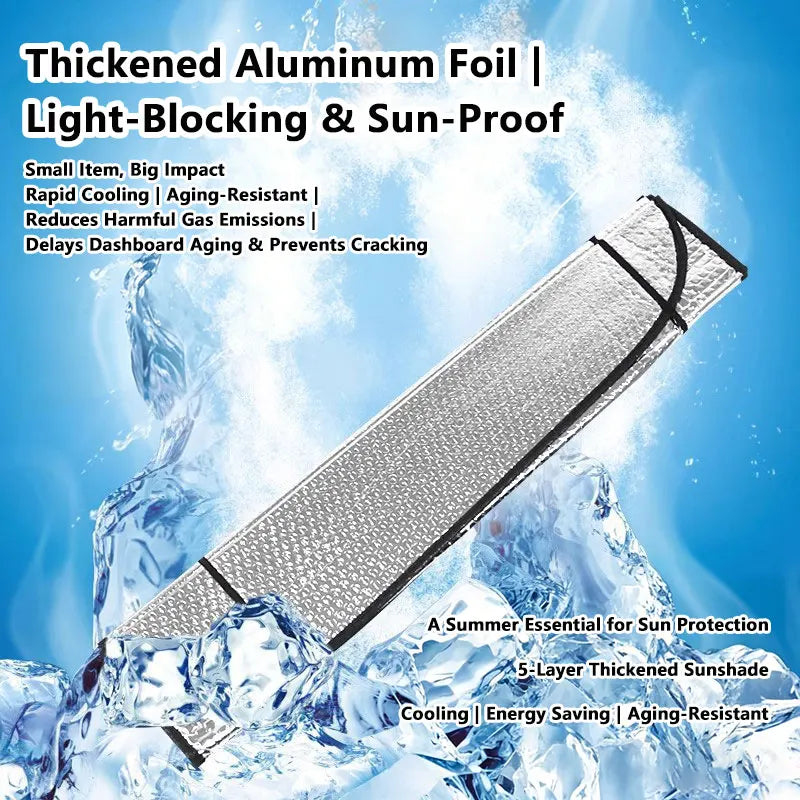 Car front and rear sun visors Car windshield Summer sun protection Heat Insulation Window sunshade Car interior sun visor