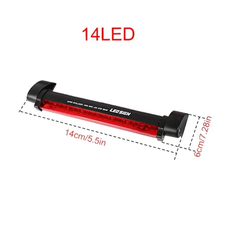 TRD For LED Third Brake Light Strip High Parking Warning Truck Universal Rear Parking Signal Light 12V Red