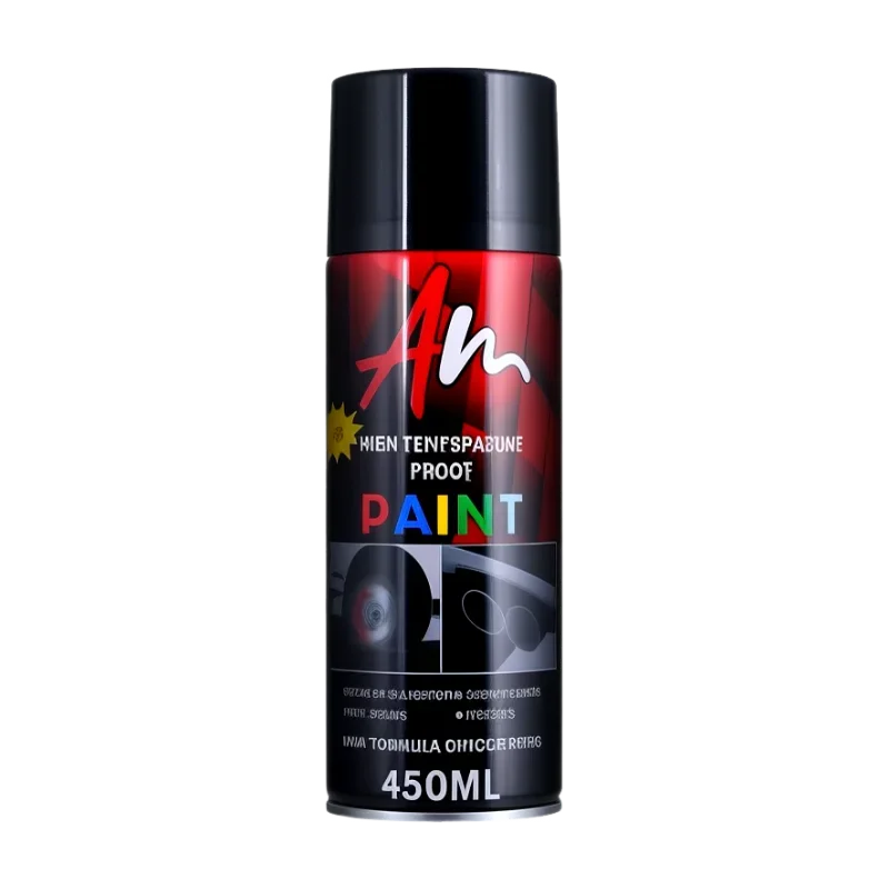 High Temp Resistance DIY Brake Caliper Paint 2K Aerosol Spray Can Glossy Glamour Finish Black Yellow Blue Red Green Silver gold