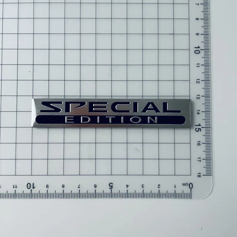 3D Metal LIMITED EDITION Emblem Sticker Aluminium Logo Car Fender Badge Trunk Decal Special EDITION Stikcer Accessories