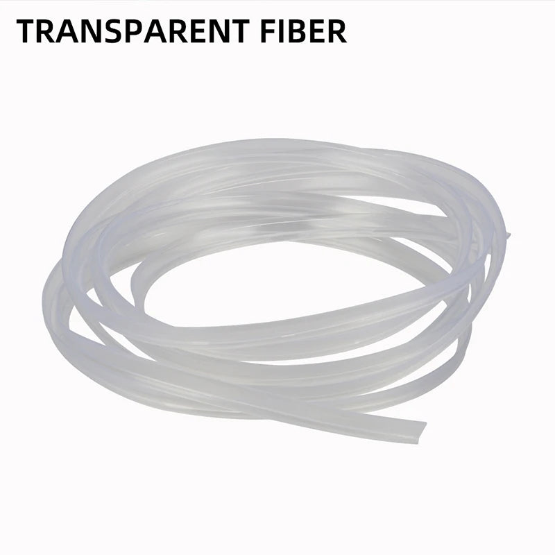 3M/5M/6M/8M Fiber Optic Neon Wire Extended Strip Invisible Light Guide Accessories for Car Interior Ambient Lighting Equipment