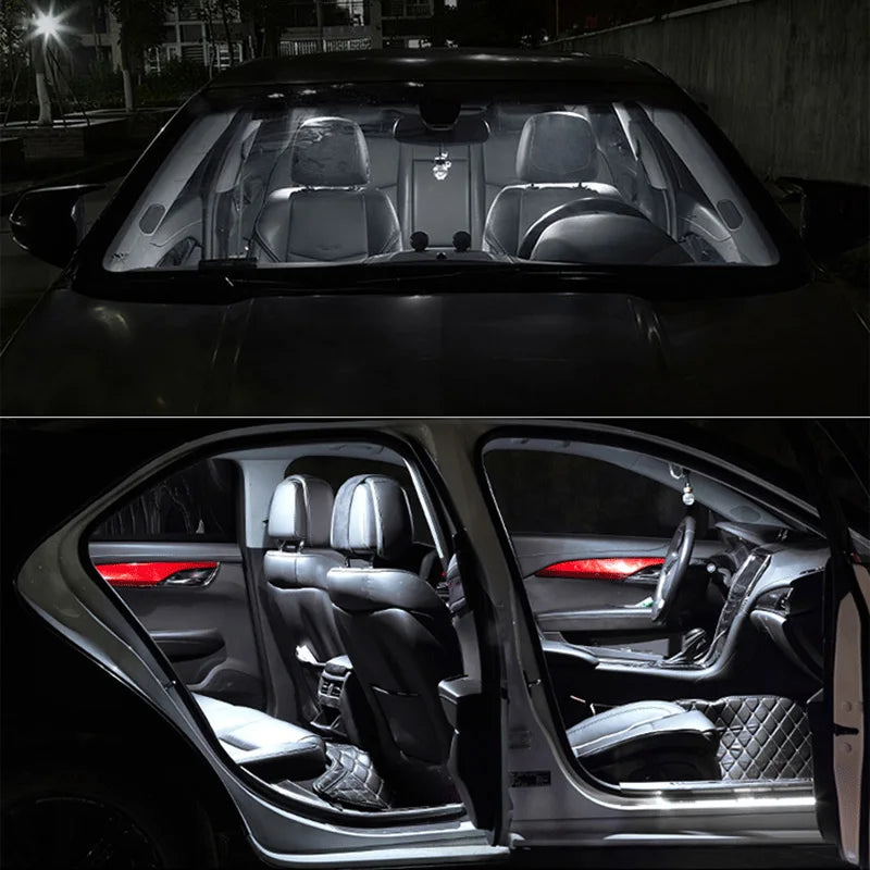 Canbus For Opel Astra H K G J 1998- 2018 2019 2020 2021 Car Bulbs LED Interior Reading Map Dome Vanity Mirror Trunk Light Kit