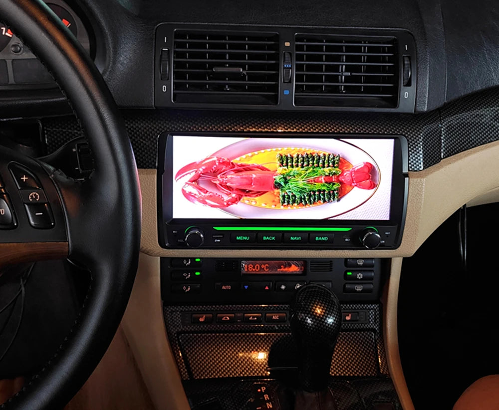 9.3'' For BMW 3 Series E46 1998 - 2006 Wireless CarPlay BT Car Radio Multimedia Player GPS Navi Android Auto Wifi Touch Screen