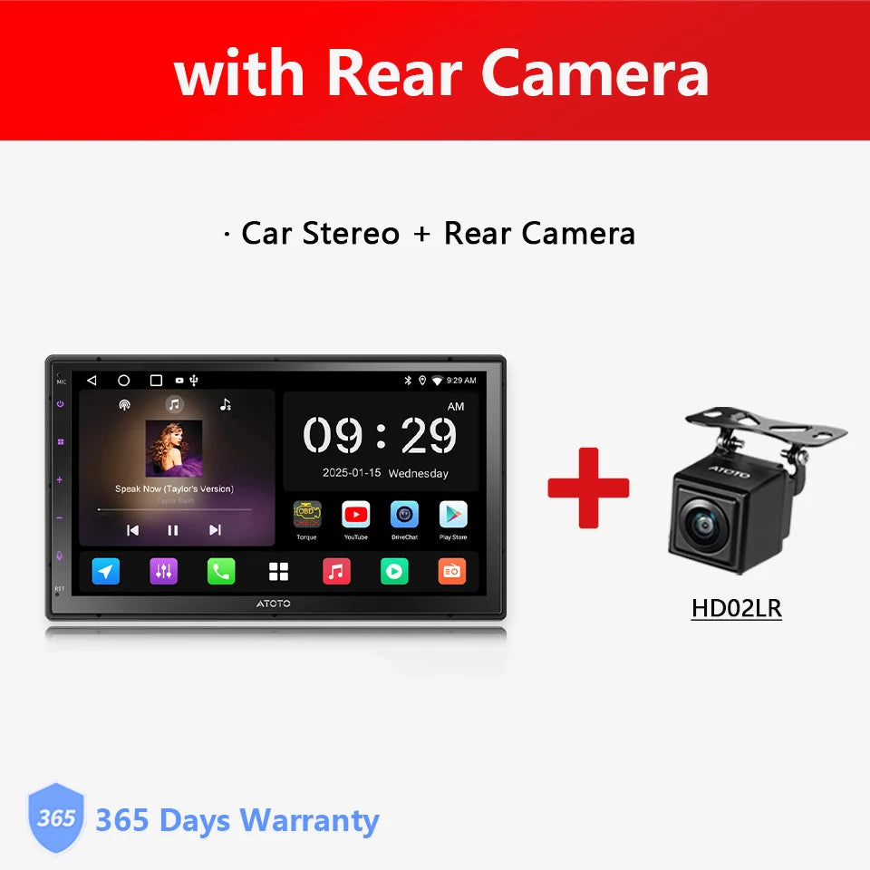 ATOTO 7 inch 2Din Android Car Multimedia Player Carplay Screen Android Auto Bluetooth Radio Double 2 Din Car Stereo A5L A5 Lite