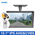 DIYKIT 10.1inch AHD CVBS IPS LCD HD Monitor Rear View Car Monitor Support 1080P AHD CVBS Car Camera 4PIN Video Input
