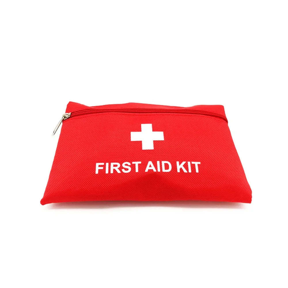 13-Piece Set First Aid Kit: Portable Emergency Kit for Outdoor Wilderness Survival, Home & Travel, with Wound Care Supplies