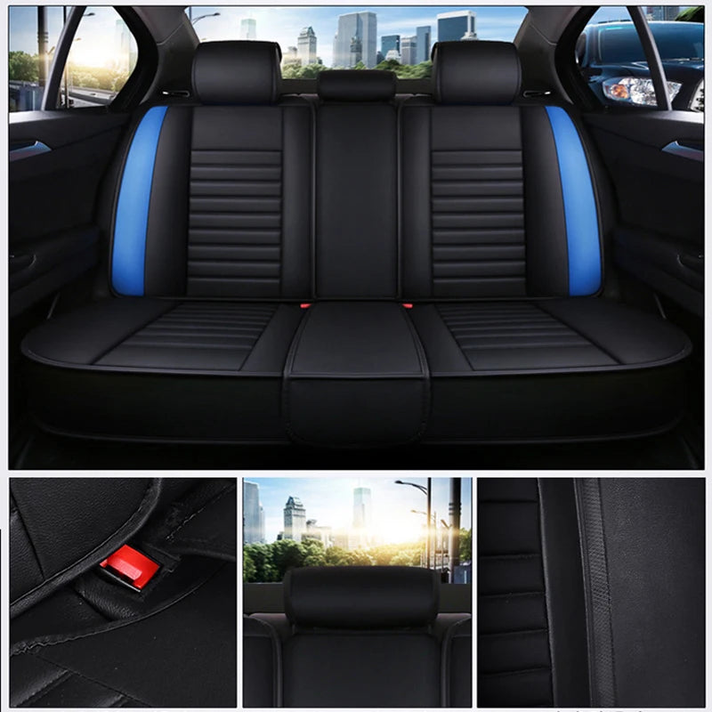 Full Coverage Universal Style Pu Leather Car Seat Covers for VW Passat B6 B7 B8 Seat Arona LEON Skoda Superb 3 2 Car Accessories