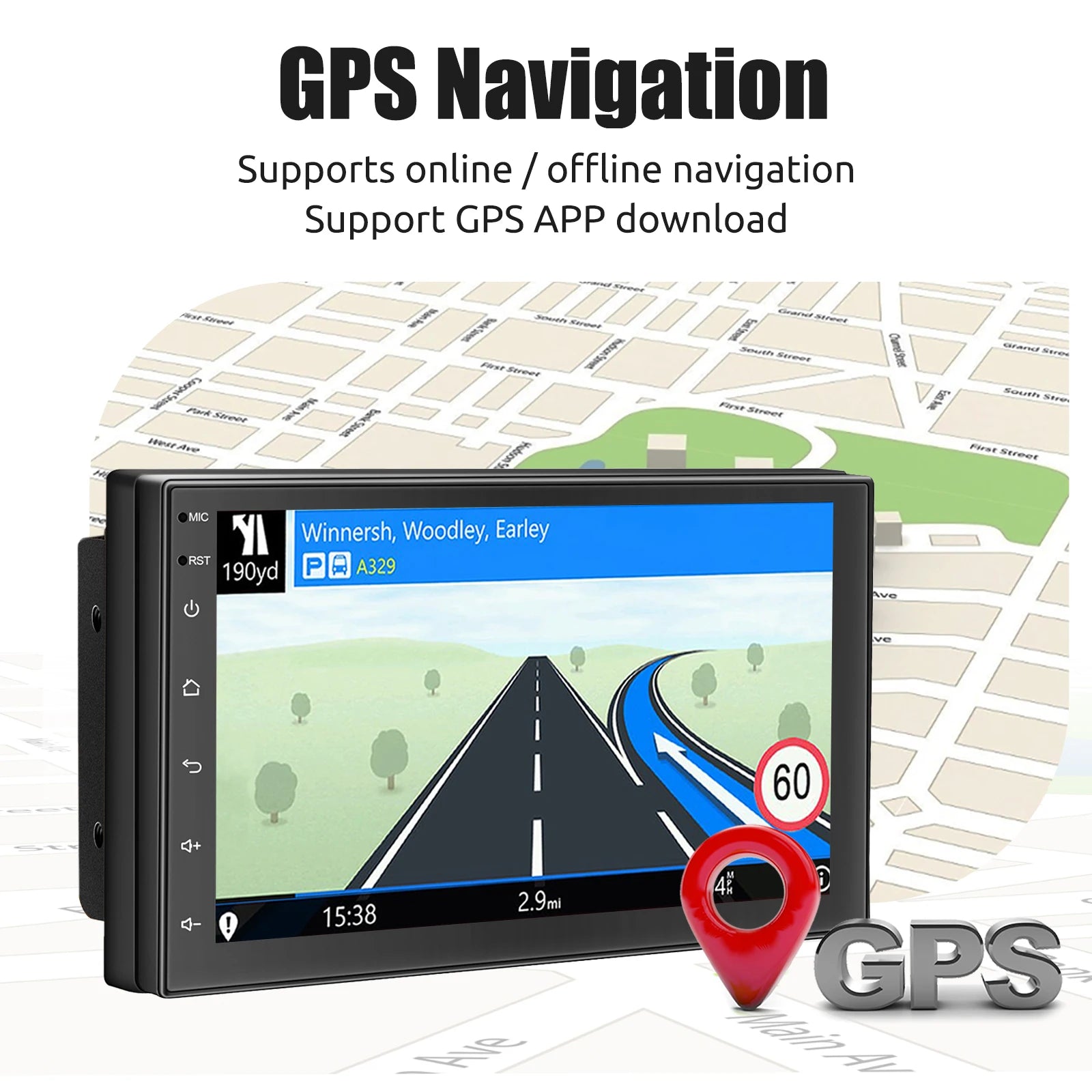 ESSGOO 7 9 10" Car Radio Android Auto Carplay Car Stereo Multimedia Player Universal WIFI GPS Autoradio Car Intelligent Systems