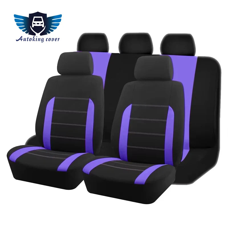 AUTOKING Universal Fabric Car Seat Covers Fit For Most Car Suv Truck Van Car Accessories Interior Seat Covers Car