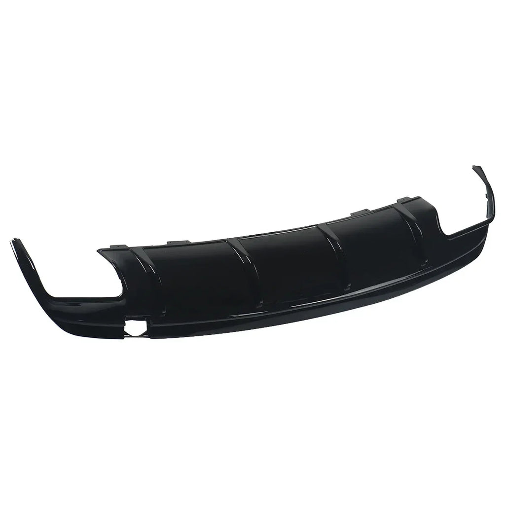 MagicKit For Mercedes Benz  AMG W117 C117 X117 Rear Diffuser With Exhaust Tailpipes CLA260 CLA45 Rear Bumper Lip Gloss Black