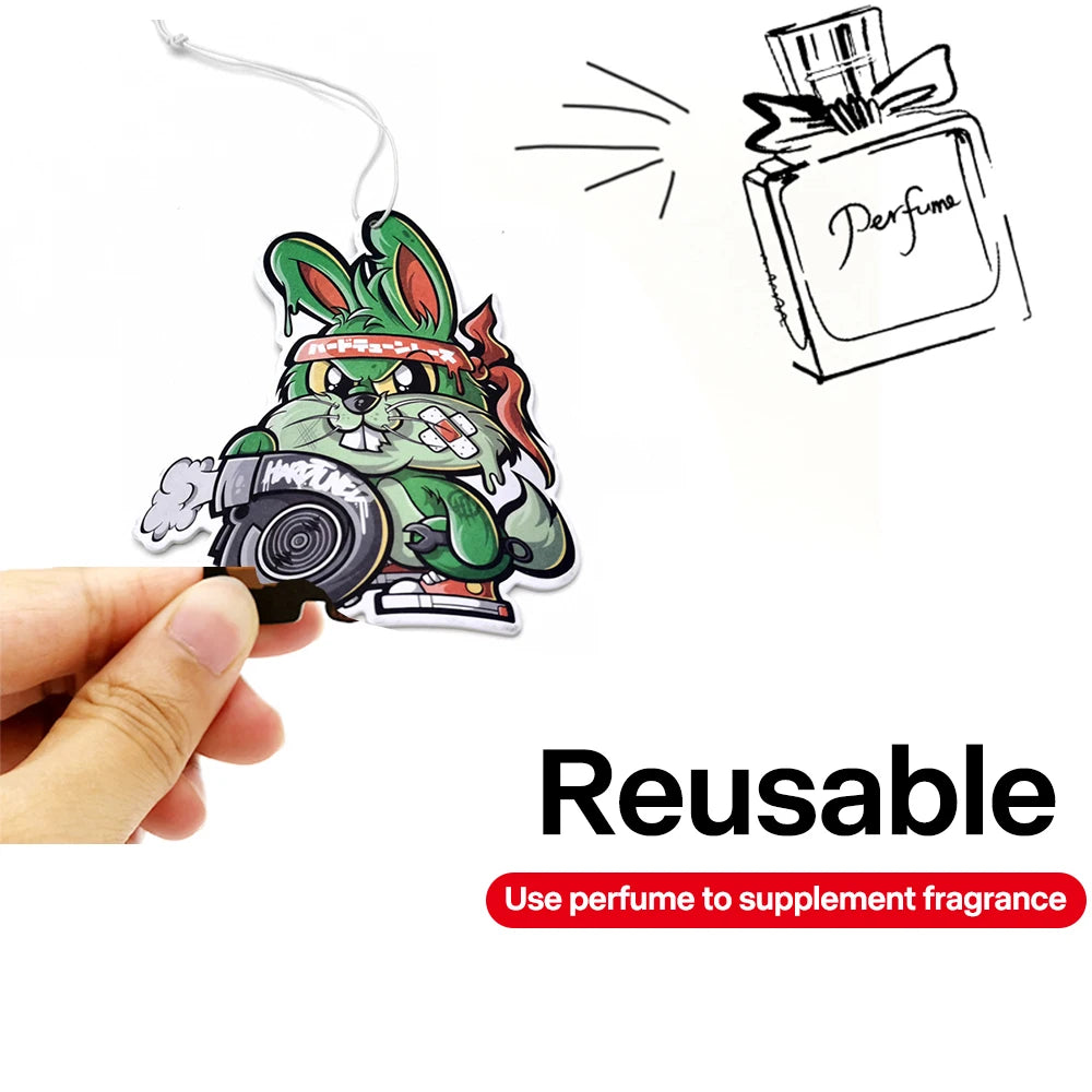 Car Air Freshener Dollars Hanging Rearview Mirror Perfume Flavoring Money Pattern Solid Paper Aromatherapy Pendant JDM Accessory