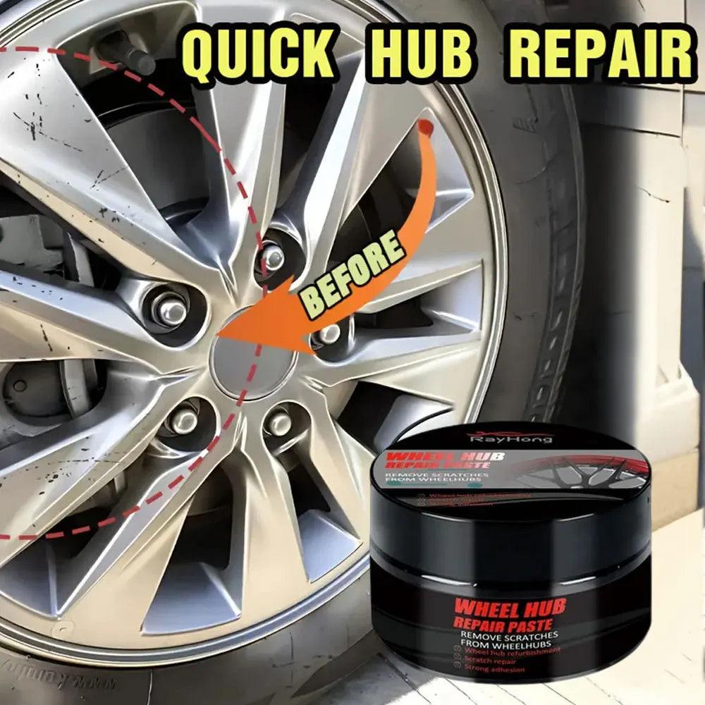 Alloy Wheel Hub Repair Scratch Remover Oxidation Cream Rust Protector Car Wheel Care Polishing Paste Rim Scratch Repair Paste