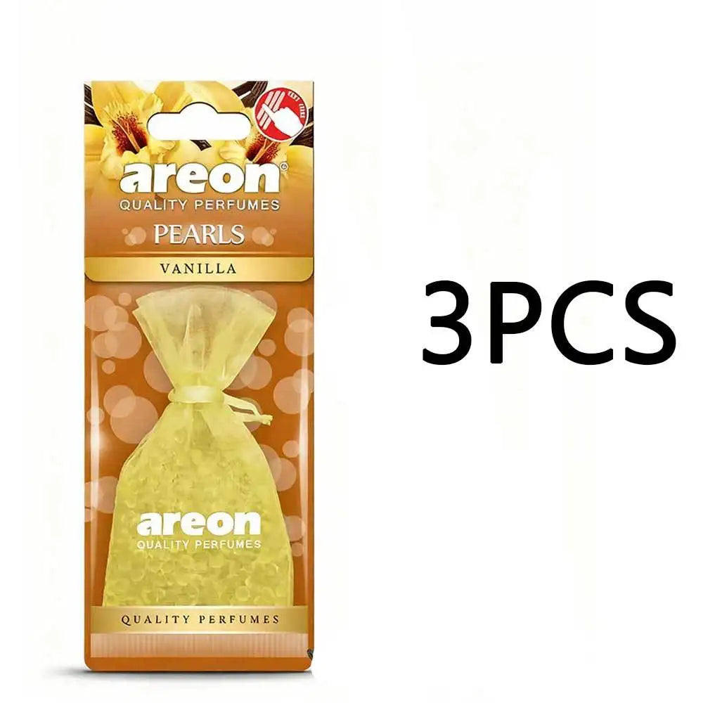3PCS Car Air Freshener Pearls Hanging Decor, Quality Apple Cinnamon Perfume for Home Office Closet