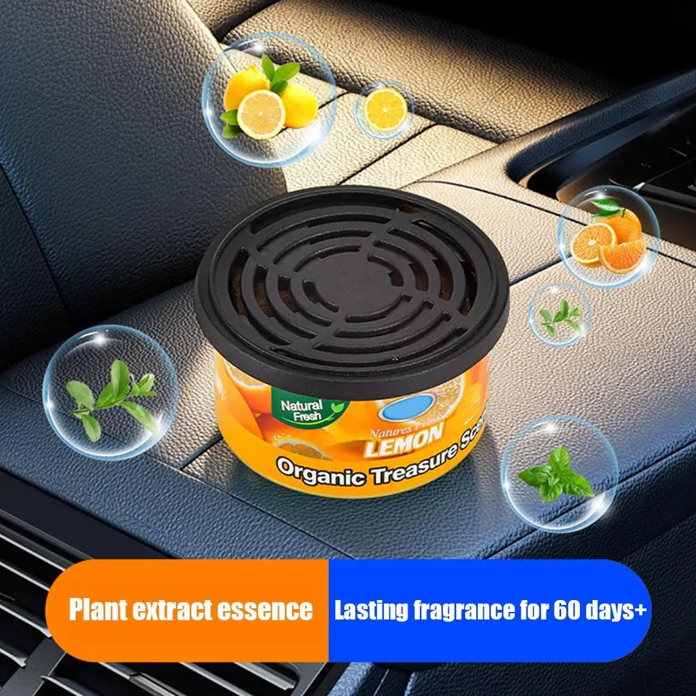 Car Flavoring Perfume Canned Car Air Fresheners Long-Lasting Auto Aromatherapy Wood Blocks Coffee Flavor Auto Deodorant Supplies