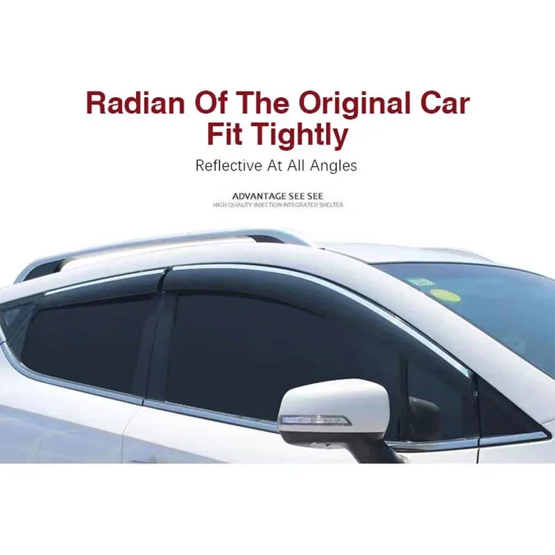 For BYD Song Plus DM-i Seal U Sealion 6 2023 2024 2025 Car Window Visors Wind Sun Rain Visor Deflector Shade Awnings Accessories
