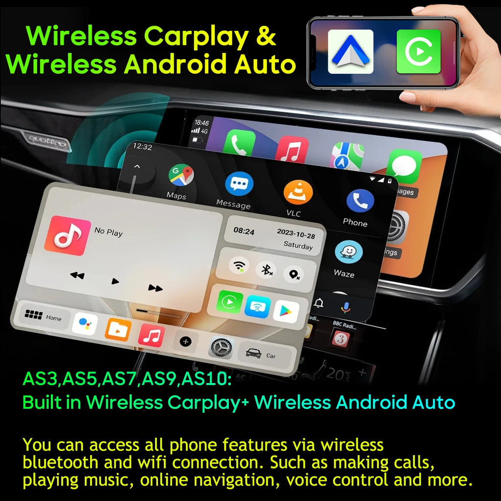 Car Radio Carplay 9.7 Inch For Ford Focus 3 Mk 3 2011 2012-2019 Navigation GPS Android Auto Android 15 5G Wifi Unit No 2din DVD