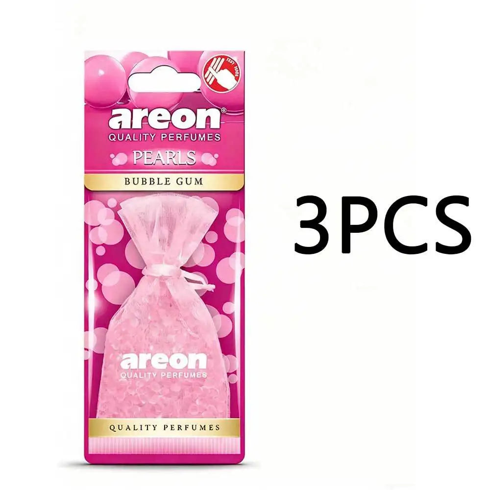 3PCS Car Air Freshener Pearls Hanging Decor, Quality Apple Cinnamon Perfume for Home Office Closet