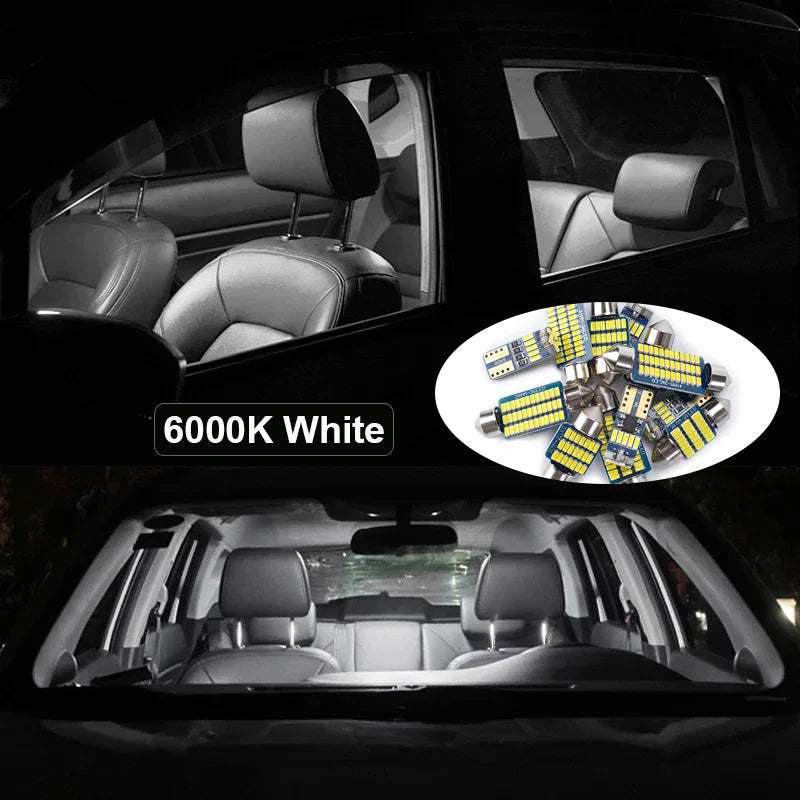 Canbus For Opel Astra H K G J 1998- 2018 2019 2020 2021 Car Bulbs LED Interior Reading Map Dome Vanity Mirror Trunk Light Kit