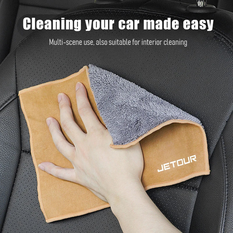 Microfiber Car Towel Super Absorbency Cleaning Care Cloth For Jetour T2 X70 PLUS Traveler Liberty X70 X90 i-DM X70S Dashing X-1