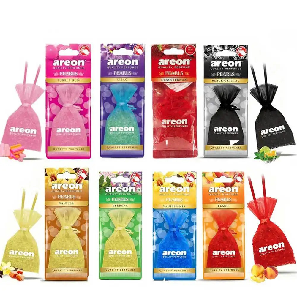 3PCS Car Air Freshener Pearls Hanging Decor, Quality Apple Cinnamon Perfume for Home Office Closet