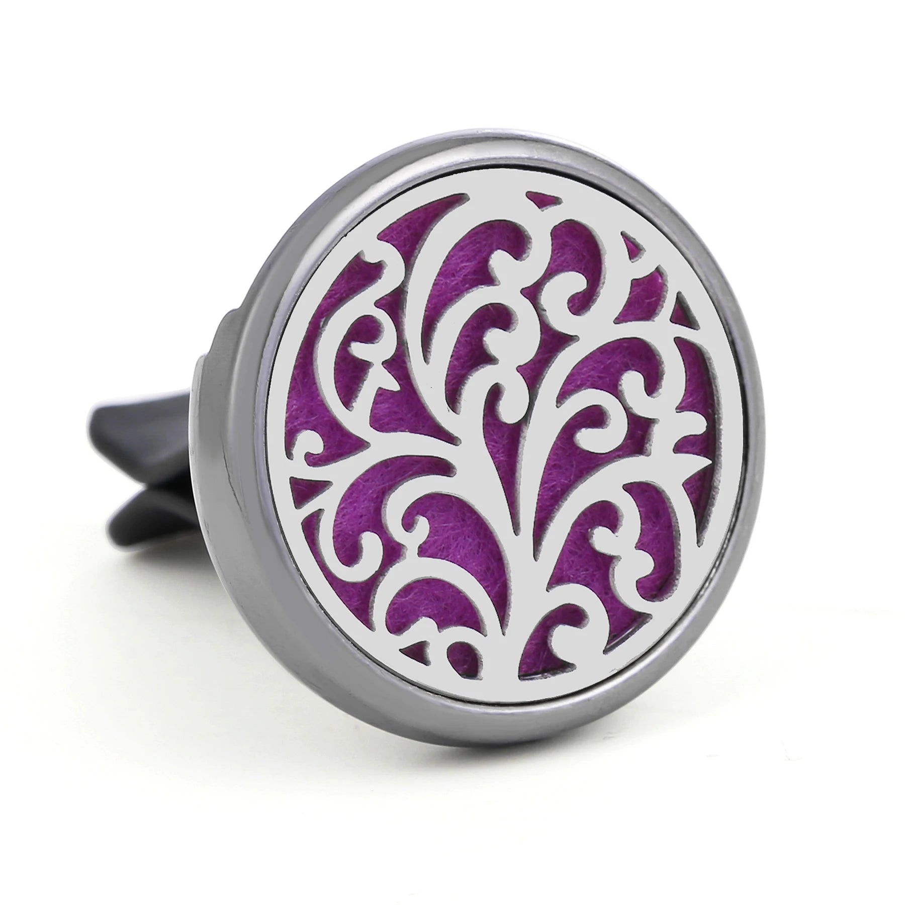 1pc Refillable Car Air Freshener Perfume Diffuser Clip, Auto Air Vent Car Interior Accessories, Car Aromatherapy Diffuser