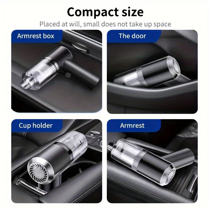 990000Pa Wireless Car Vacuum Cleaner High-power Brushless Motor Auto Suction Blow Integrated Vacuum Cleaner Car Home Dual-Use