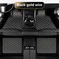 SEAMETAL 4Pcs Car Floor Mats Waterproof Universal Auto Carpet Foot Pad Front/Rear Full Set Wear-Resistant Car Interior Floor Mat