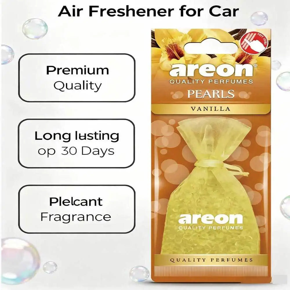 3PCS Car Air Freshener Pearls Hanging Decor, Quality Apple Cinnamon Perfume for Home Office Closet