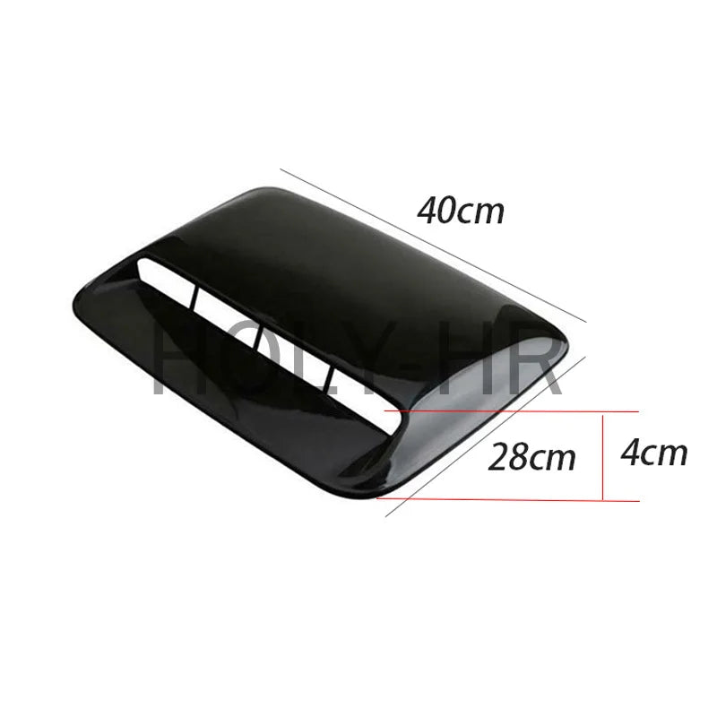 Air Outlet Cover Decoration Trim Universal Plastic Car Hood Scoop Fake Air Flow Intake Vent Covers Auto Exterior Accessories